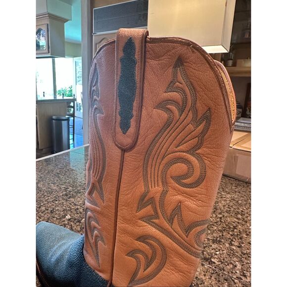 Turquise Stingray Tres Outlaws boots - Picture 7 of 12